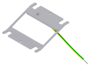 [UBD 100 145] Steckdoseneinsatz für 2 Stk. 45x45 Ausschnitte, leer