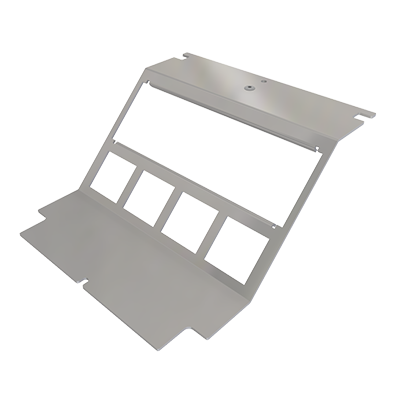 [UBD 160 150] Steckdoseneinsatz für 3Stk. 45x45 und 4Stk. MH Ausschnitte