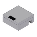 [UBD 165 158] Unterflur-Bodendose UBD 160 small aus Chromstahl inkl. belegtem Deckel und 1 Bürstenauslass