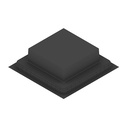 [UBD 320 356] Kunststoff-Einbaubox, schwarz, zu UBD 320, oben: 330x330mm, unten: 508x508mm, H: 150mm