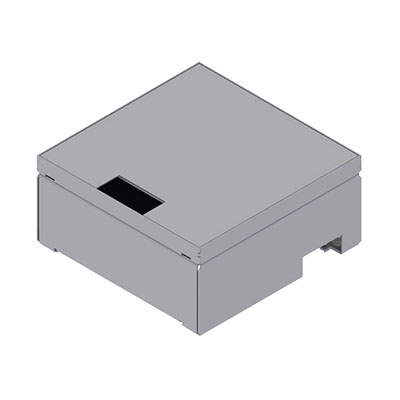 [UBD 210 208] Unterflur-Bodendose UBD 210 aus Chromstahl inkl. belegtem Deckel und 1 Bürstenauslass