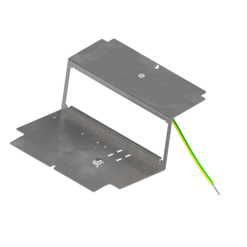 [UBD 165 185] Steckdoseneinsatz für 3x 45x45 Ausschnitte, leer