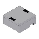 [UBD 210 203] Unterflur-Bodendose UBD 210 aus Chromstahl inkl. belegtem Deckel und 2 Bürstenauslässen