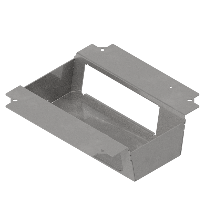 [UBD 215 240] Steckdoseneinsatz für 2x3Stk. 45x45 Ausschnitte, leer