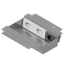 [UBD 215 229] Steckdoseneinsatz für 3+2 FLF inkl. 2x T13, weiss und 1x T13, schwarz