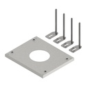 [UBD 160 211] Aufstock-Rahmen aus SVZ inkl. 170mm Nivellierschrauben zu UBD 160 und 210