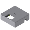 [UBD 167 001] Unterflur-Bodendose UBD 160 small ohne Schutzkante inkl. belegtem Deckel aus 4mm SVZ mit Ausschnitt