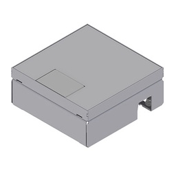[UBD 165 157] Unterflur-Bodendose UBD 160 small aus Chromstahl inkl. belegtem Deckel und 1 Schnurauslass