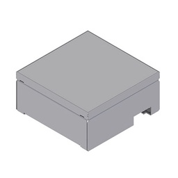 [UBD 210 202] Unterflur-Bodendose UBD 210 aus Chromstahl inkl. belegtem Blinddeckel