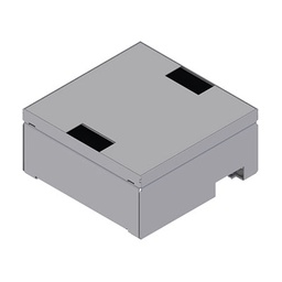 [UBD 210 203] Unterflur-Bodendose UBD 210 aus Chromstahl inkl. belegtem Deckel und 2 Bürstenauslässen