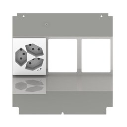 [UBD 210 218] Élément de prise pour 6 FLF, fil de terre inclus,1x 3xT13/s blanc 