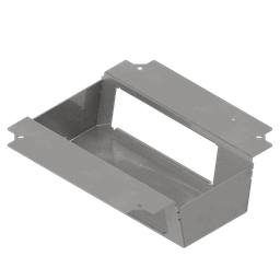 [UBD 215 240] Steckdoseneinsatz für 2x3Stk. 45x45 Ausschnitte, leer
