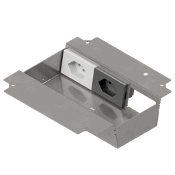 [UBD 215 227] Steckdoseneinsatz für 3+2 FLF inkl. 1xT13, weiss und 1xT13, schwarz