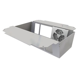 [UBD 261 274] Élément de prise pour 2x5 FLF, fil de terre inclus,  1x 3xT13/s blanc 
