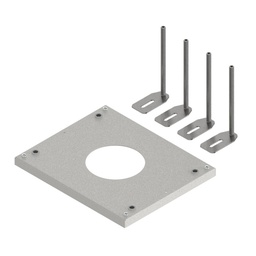 [UBD 160 211] Aufstock-Rahmen aus SVZ inkl. 170mm Nivellierschrauben zu UBD 160 und 210