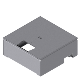 [UBD 212 001] Unterflur-Bodendose UBD 210 ohne Schutzkante inkl. belegtem Deckel aus 4mm SVZ mit Ausschnitt